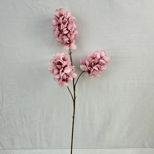 Pink Silk Golden Bell Narcissus Spray - 3 Heads RosesHQ.com