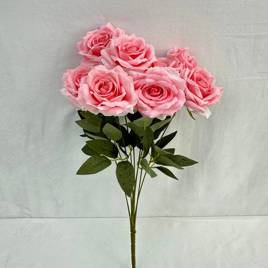 Pink Silk Diamond Rose Bush - 9 Heads RosesHQ.com