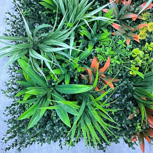 Artificial Plant Wall Green Panel No.9 100x100cm RosesHQ.com