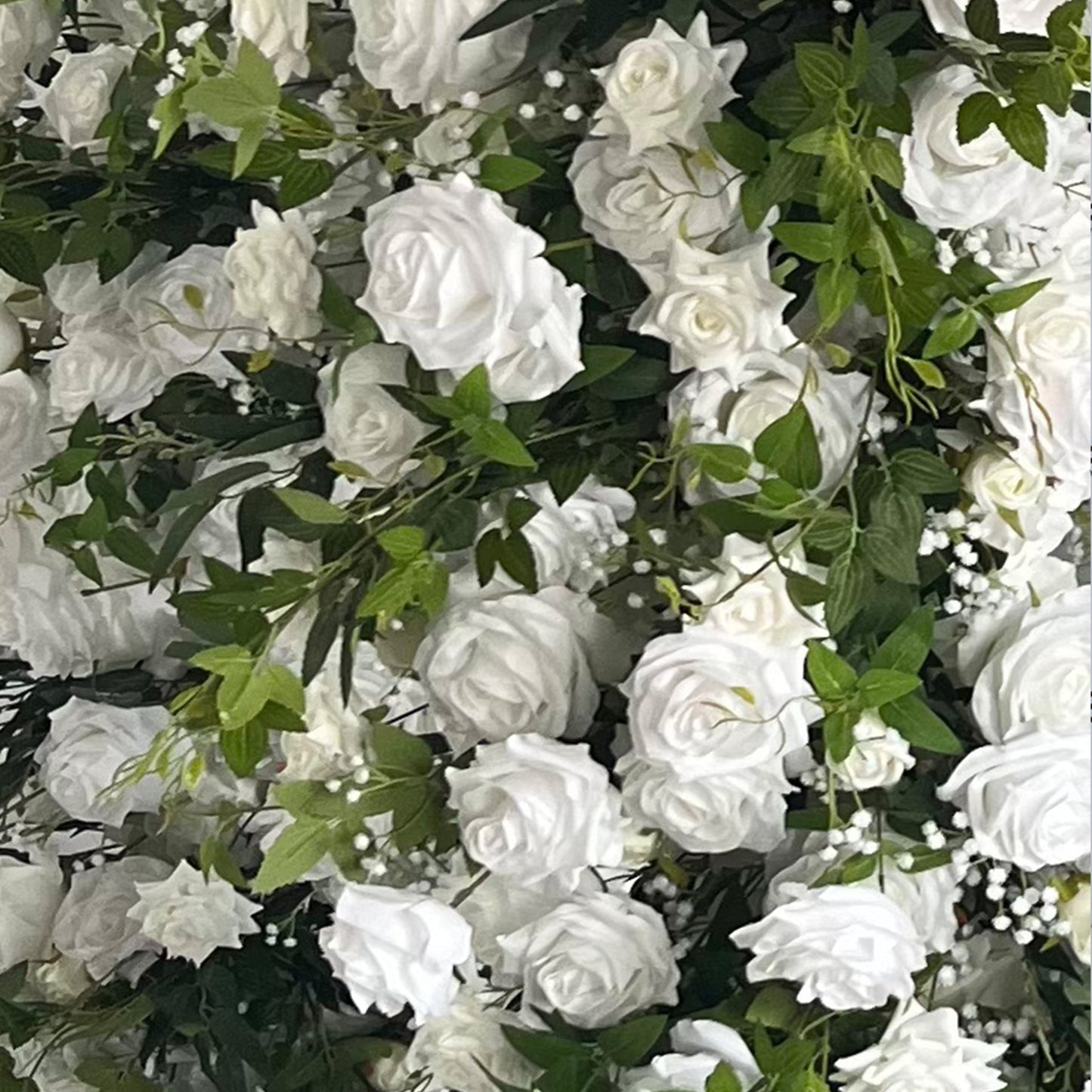 White Rose Ceremony Floral Arch