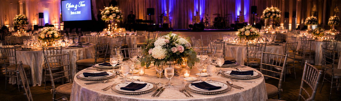 Table Setting Styles for Weddings, Events & Hospitality Spaces