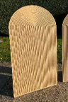 Textured Reed Arch Panel - 92 x 210 cm