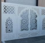 Moroccan Lattice Wall Set -12 x 8 Ft