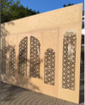 The Jali Purdah backdrop Wall - 12ft x 8ft