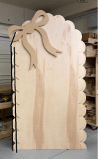 Layered Scallop Backdrop Panel - 4ft x 7ft