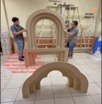 Layered Grand Arch Set - 150 x 240 cm