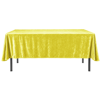 Crush Velvet Tablecloth Rectangular