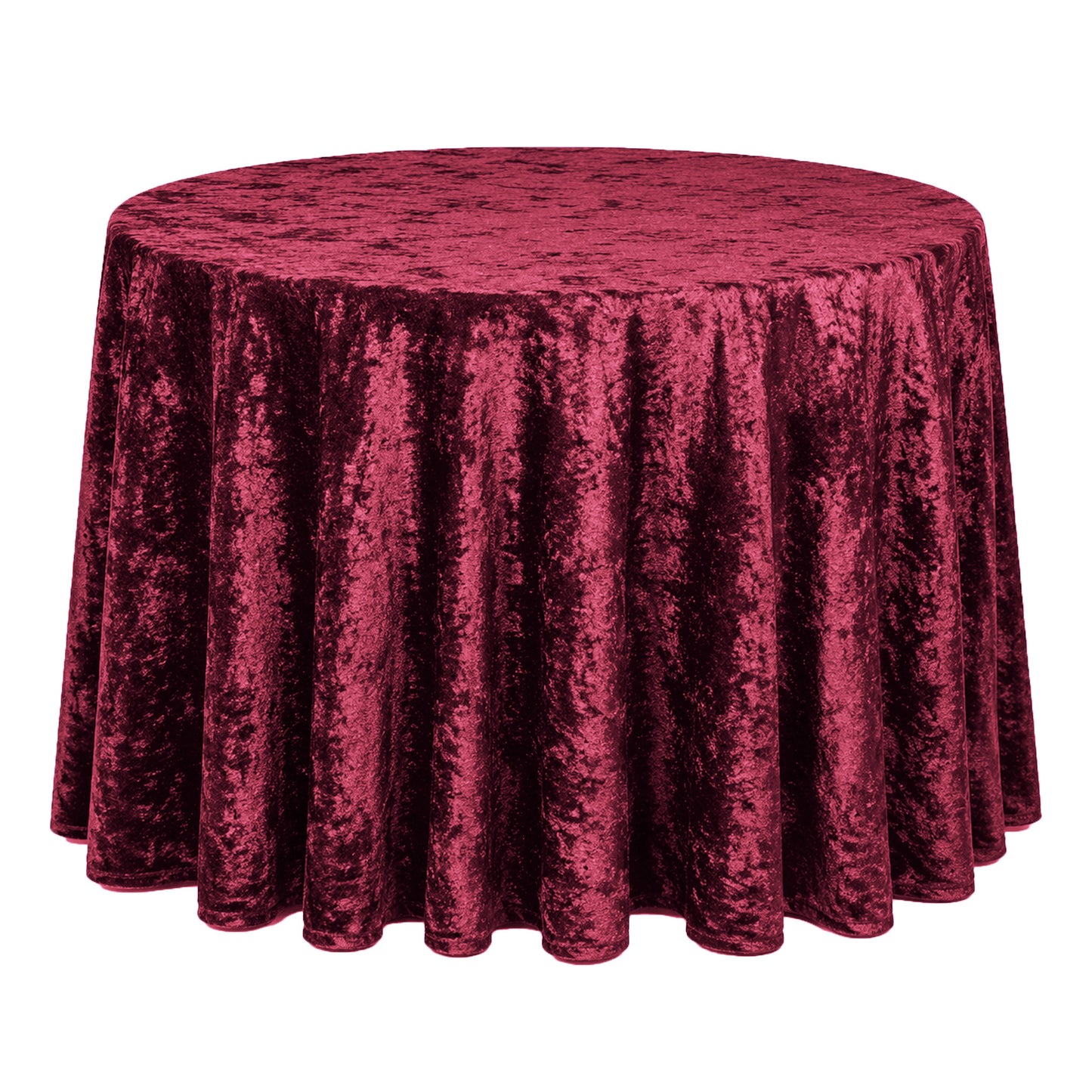 Crushed Velvet Table Cloth 120" Round
