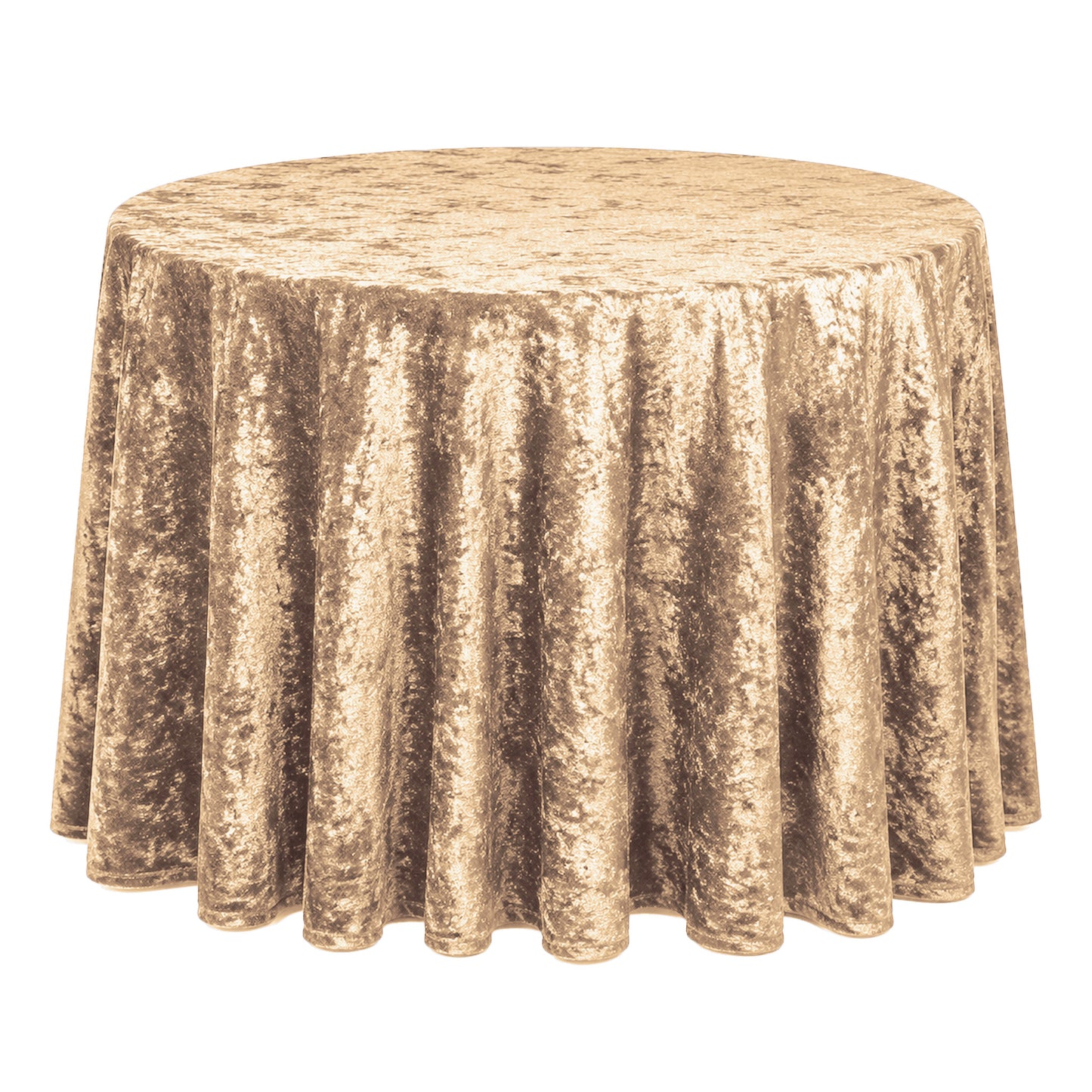 Crushed Velvet Table Cloth 120" Round