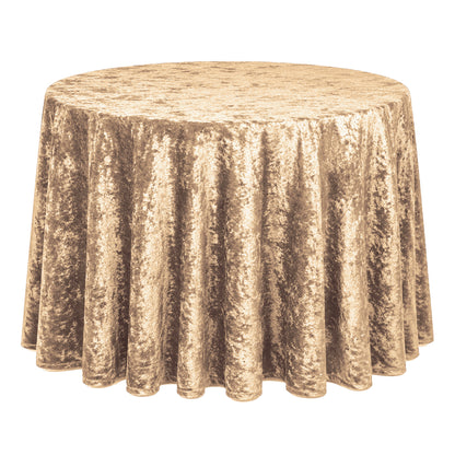 Crushed Velvet Table Cloth 120" Round