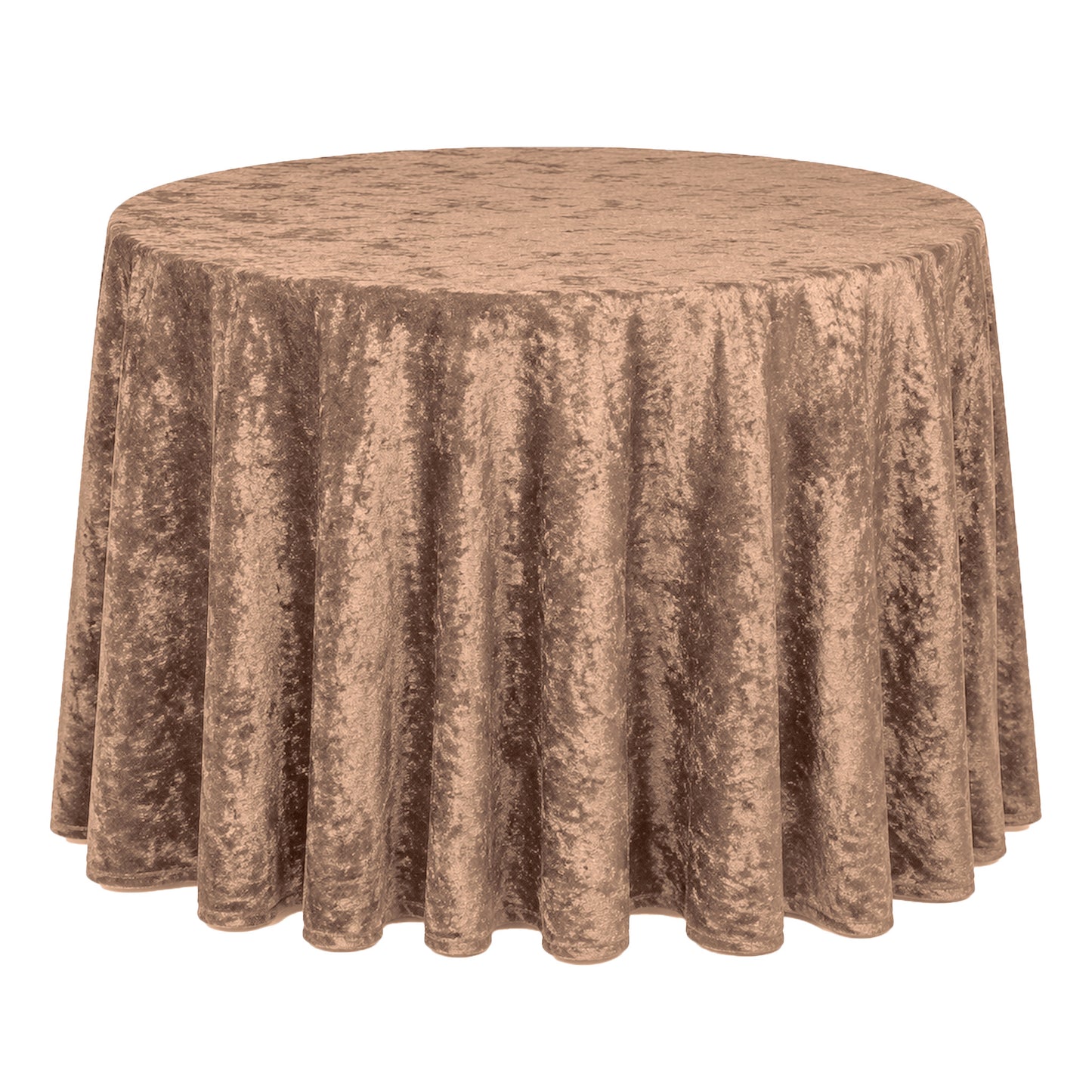 Crushed Velvet Table Cloth 120" Round
