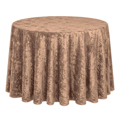 Crushed Velvet Table Cloth 120" Round