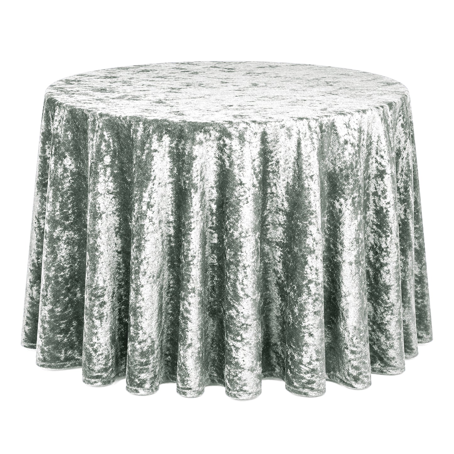 Crushed Velvet Table Cloth 120" Round
