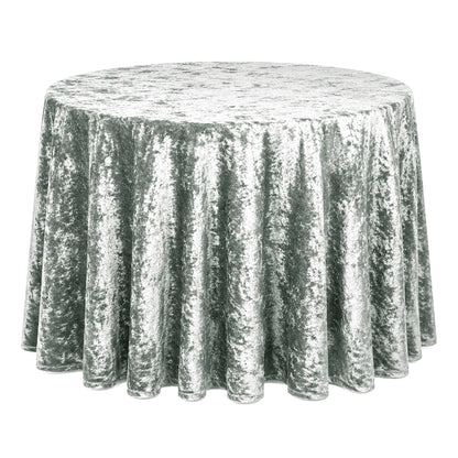 Crushed Velvet Table Cloth 120" Round