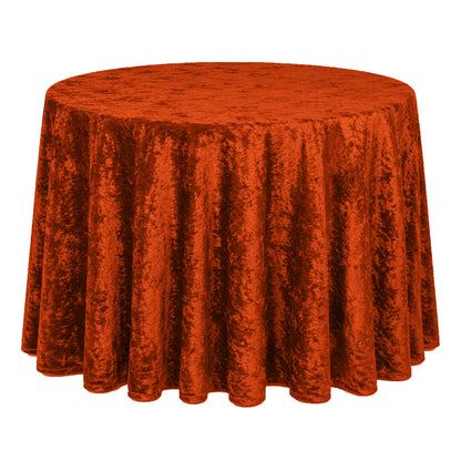Crushed Velvet Table Cloth 120" Round