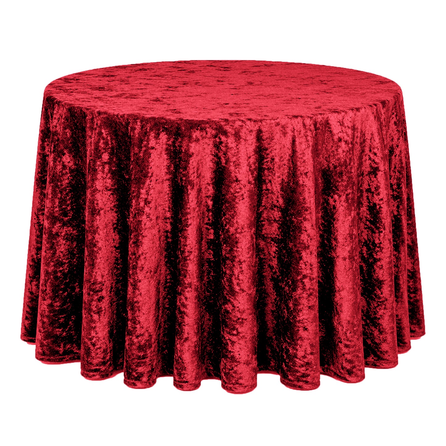 Crushed Velvet Table Cloth 120" Round