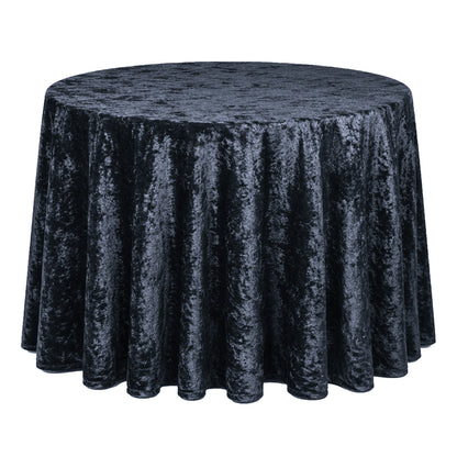 Crushed Velvet Table Cloth 120" Round