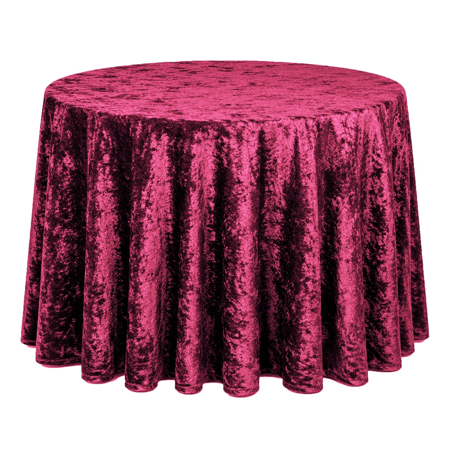 Crushed Velvet Table Cloth 120" Round