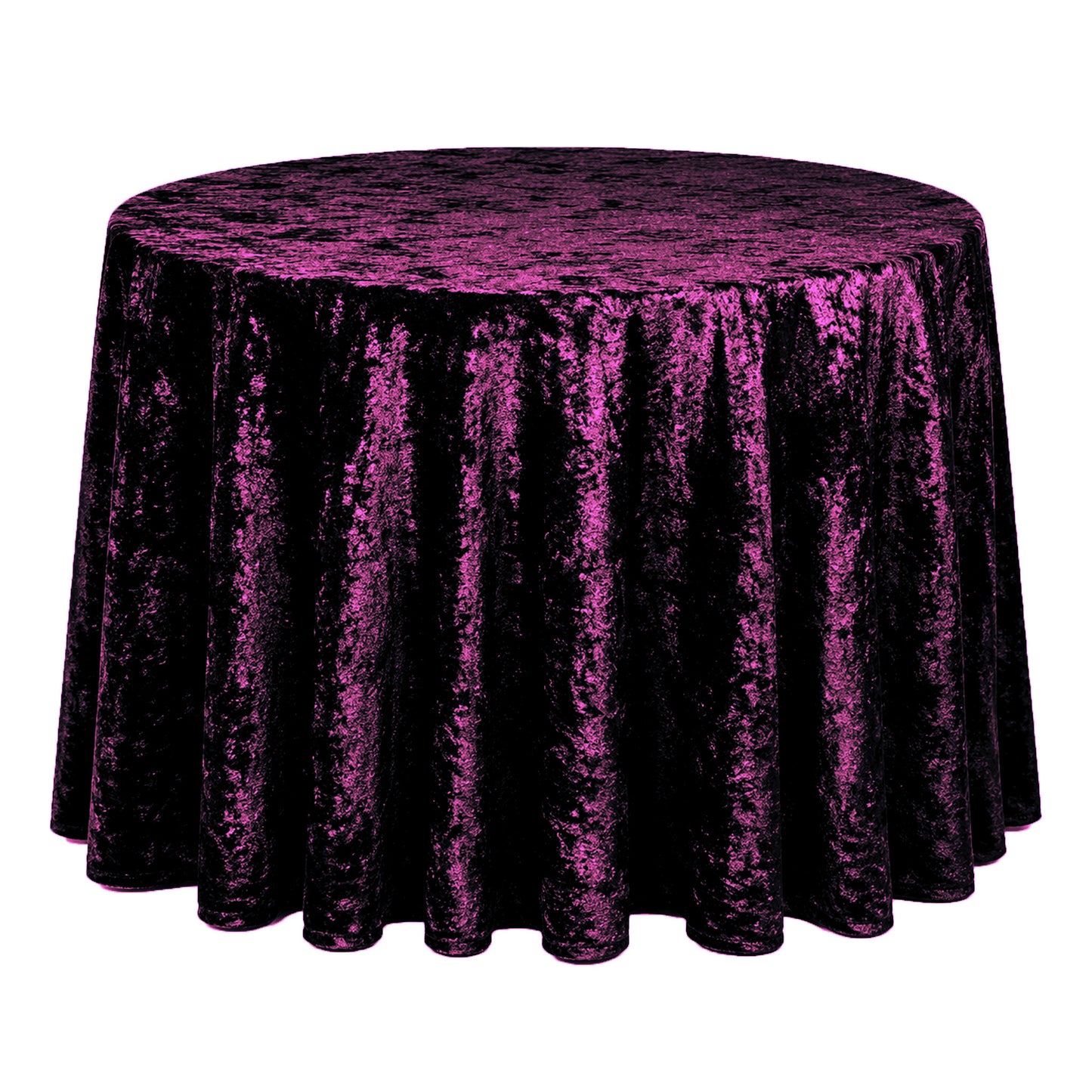 Crushed Velvet Table Cloth 120" Round