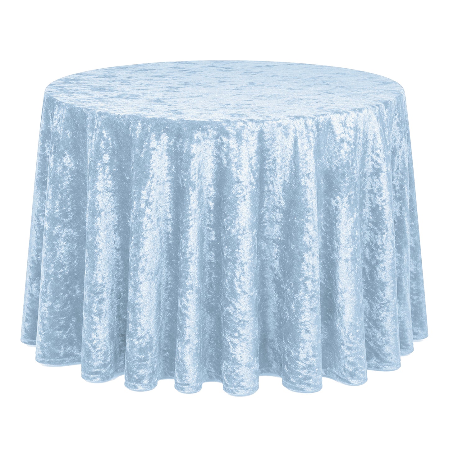 Crushed Velvet Table Cloth 120" Round