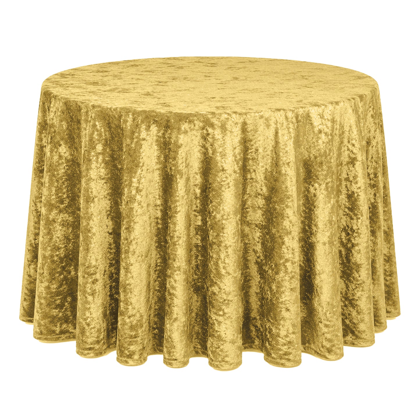Crushed Velvet Table Cloth 120" Round