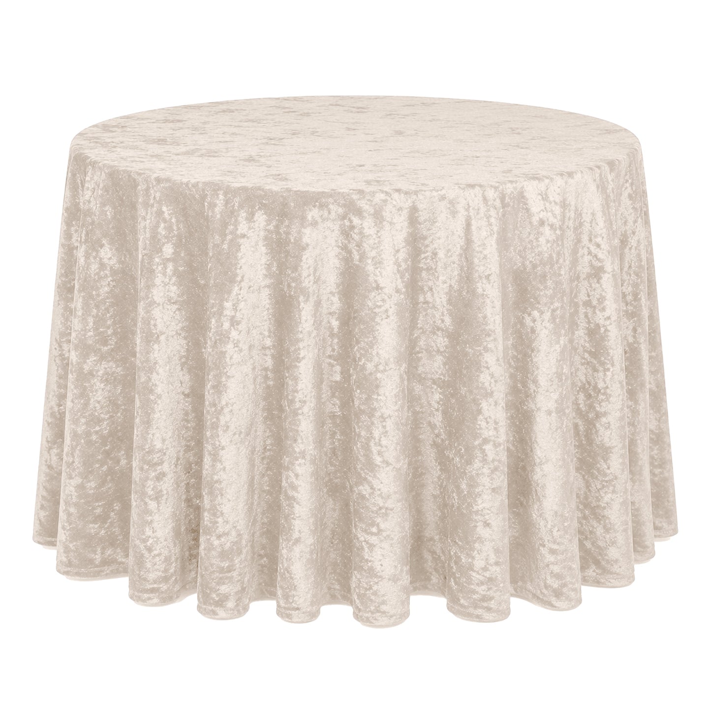Crushed Velvet Table Cloth 120" Round