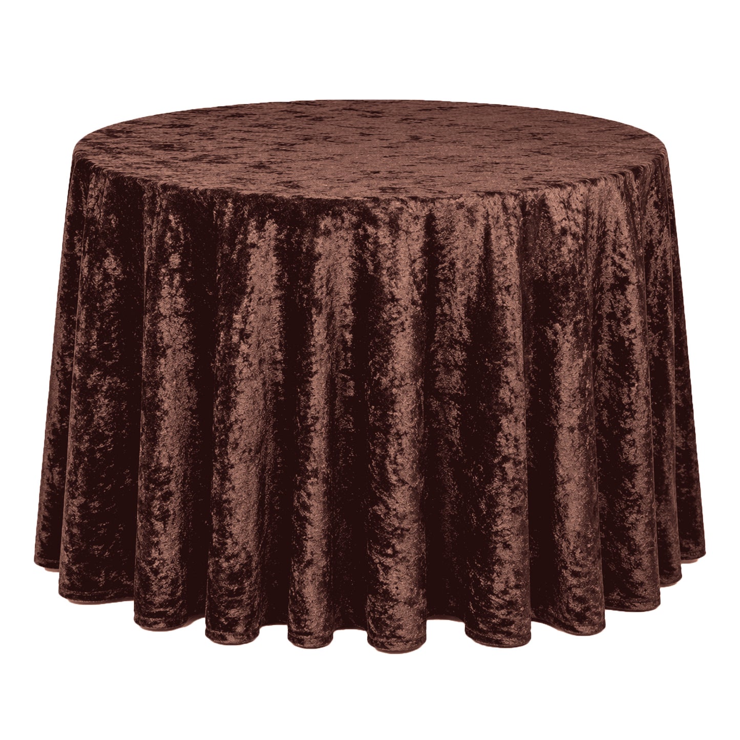 Crushed Velvet Table Cloth 120" Round