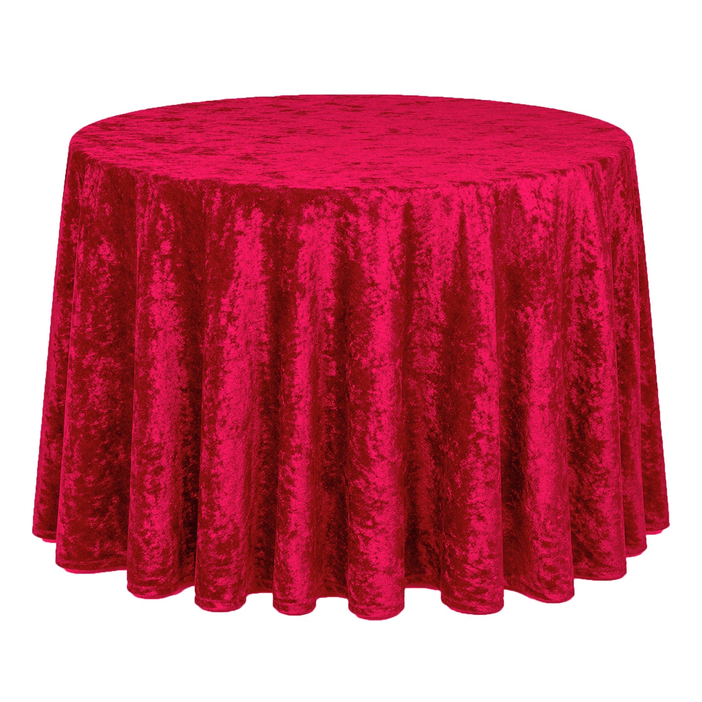 Crushed Velvet Table Cloth 120" Round