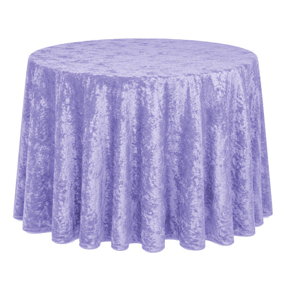 Crushed Velvet Table Cloth 120" Round