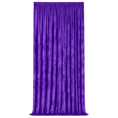 Crushed Velvet Backdrop 5Ft X 16Ft