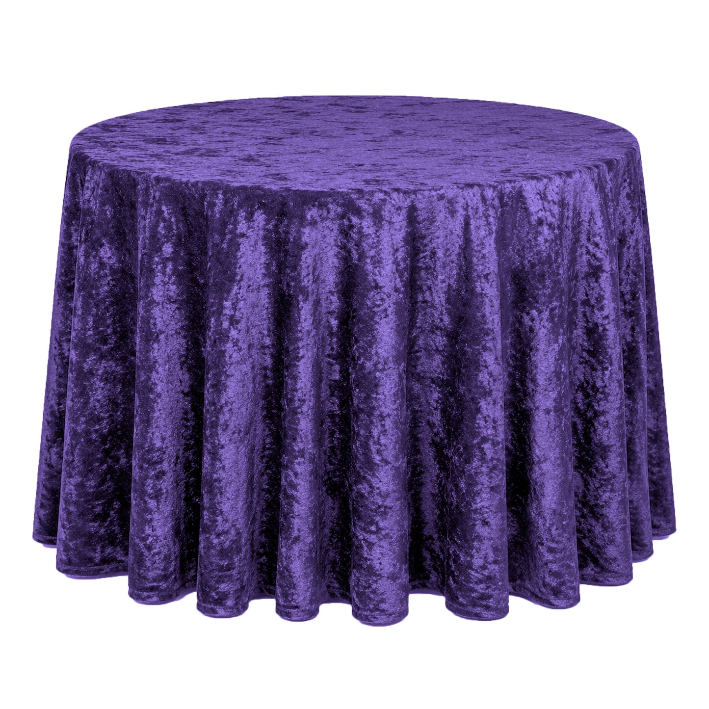 Crushed Velvet Table Cloth 120" Round