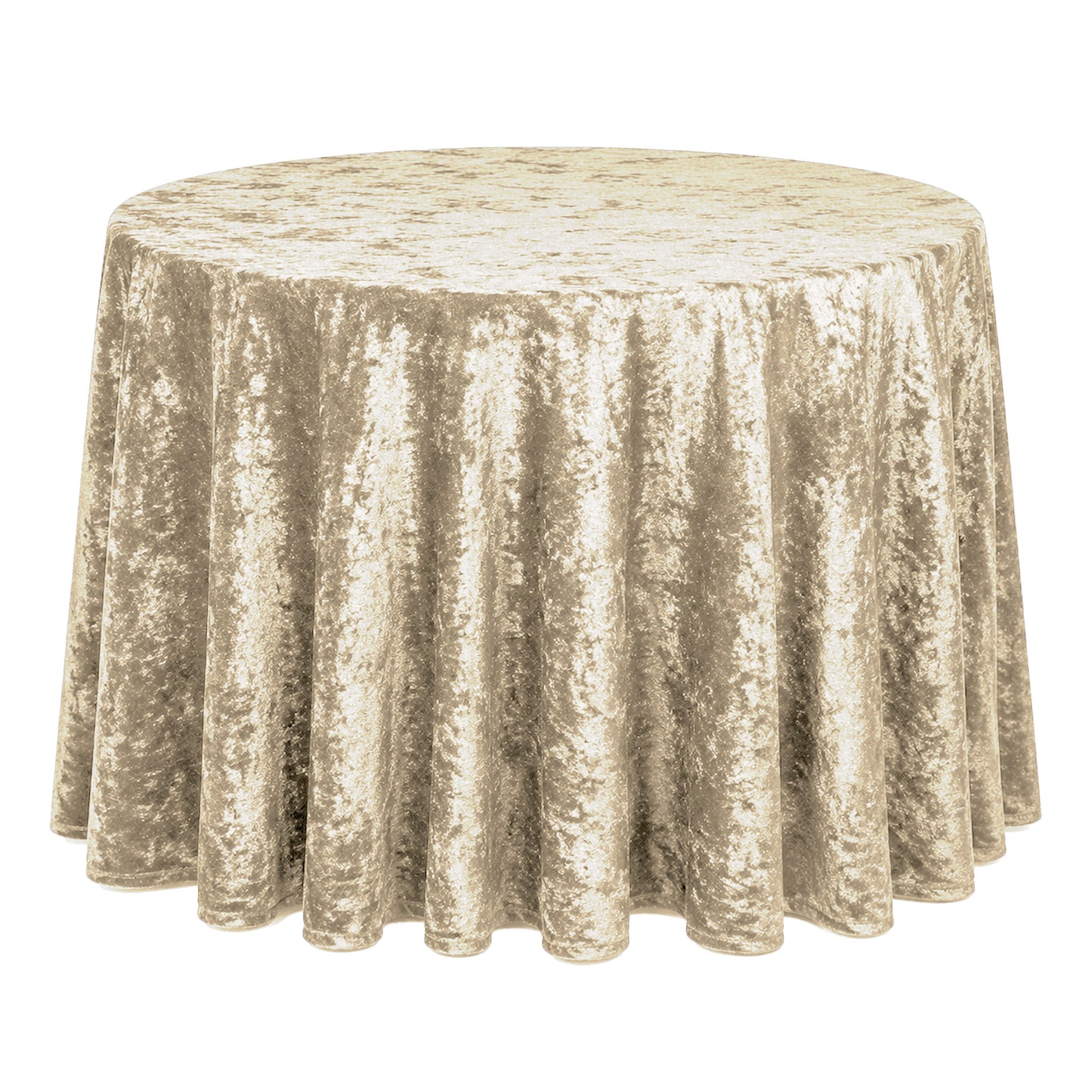 Crushed Velvet Table Cloth 120" Round