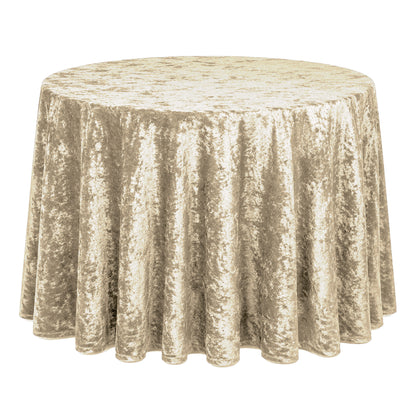 Crushed Velvet Table Cloth 120" Round