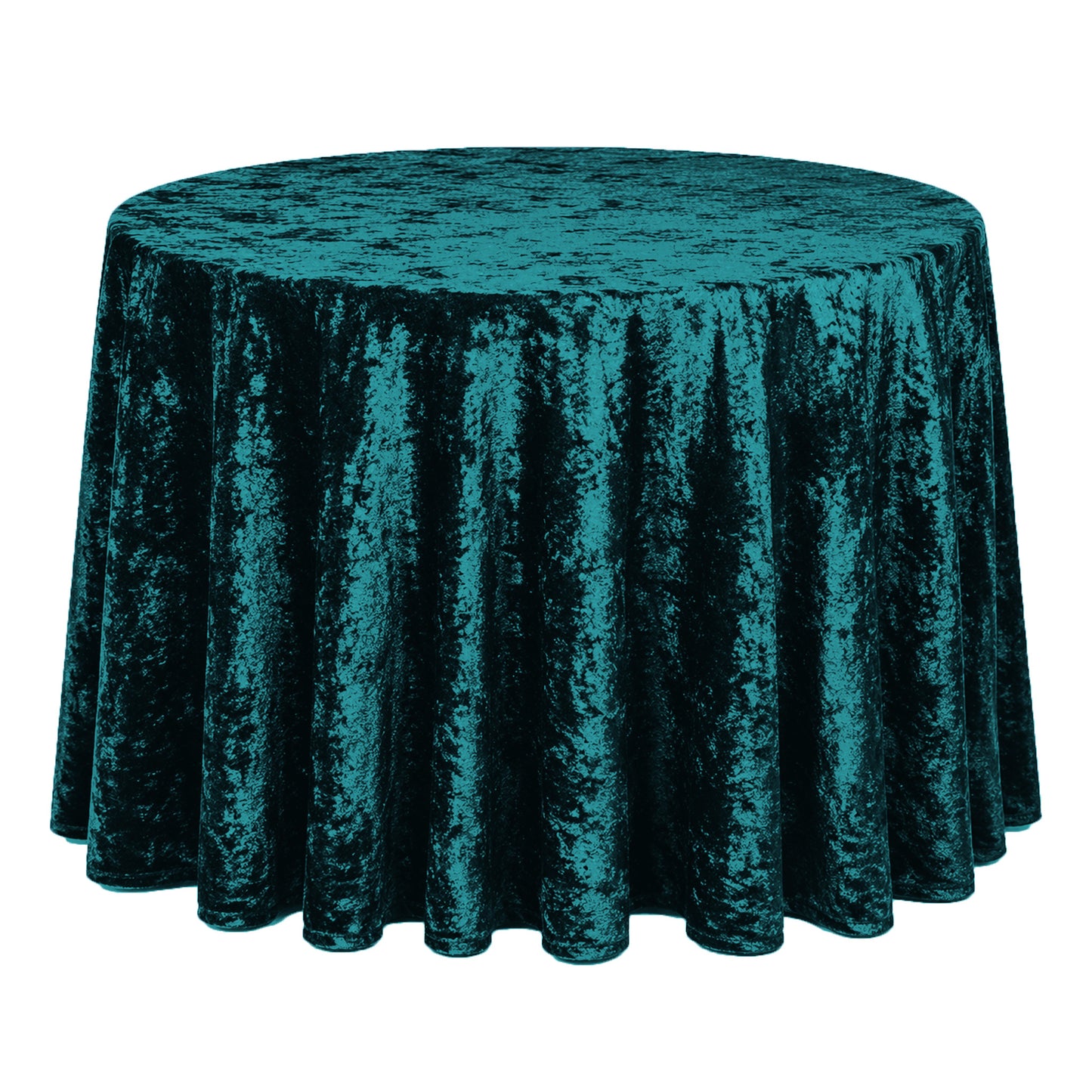 Crushed Velvet Table Cloth 120" Round
