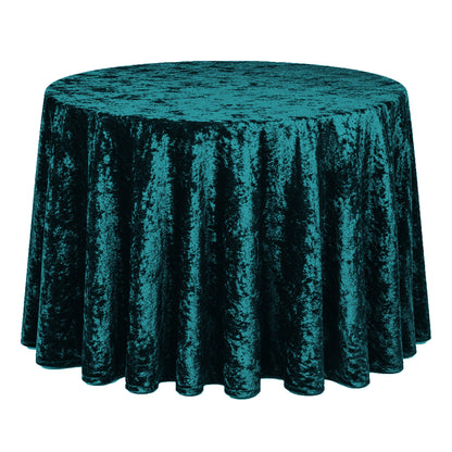 Crushed Velvet Table Cloth 120" Round