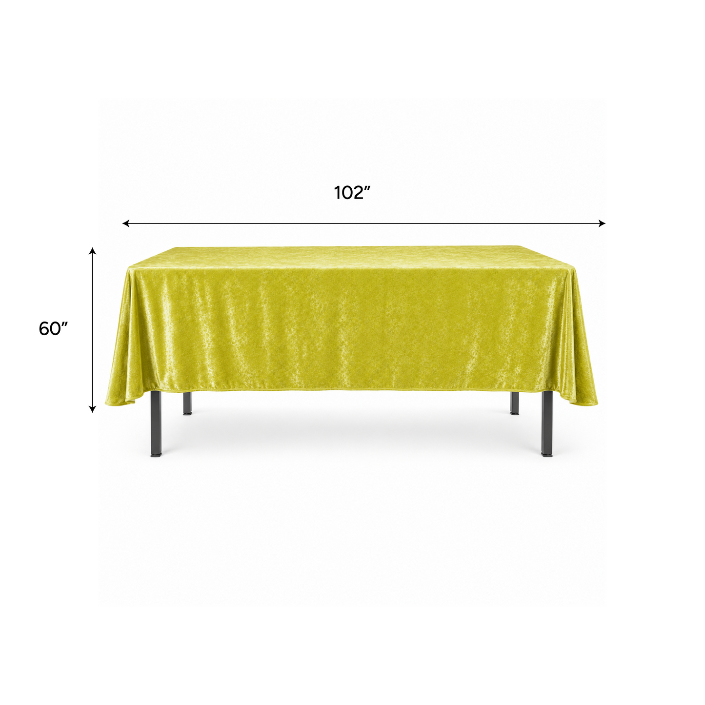 Crush Velvet Tablecloth Rectangular