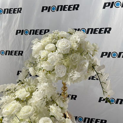 Flower Ball White Flower And Baby'S Breath