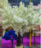 Artificial White Cherry Blossom Tree