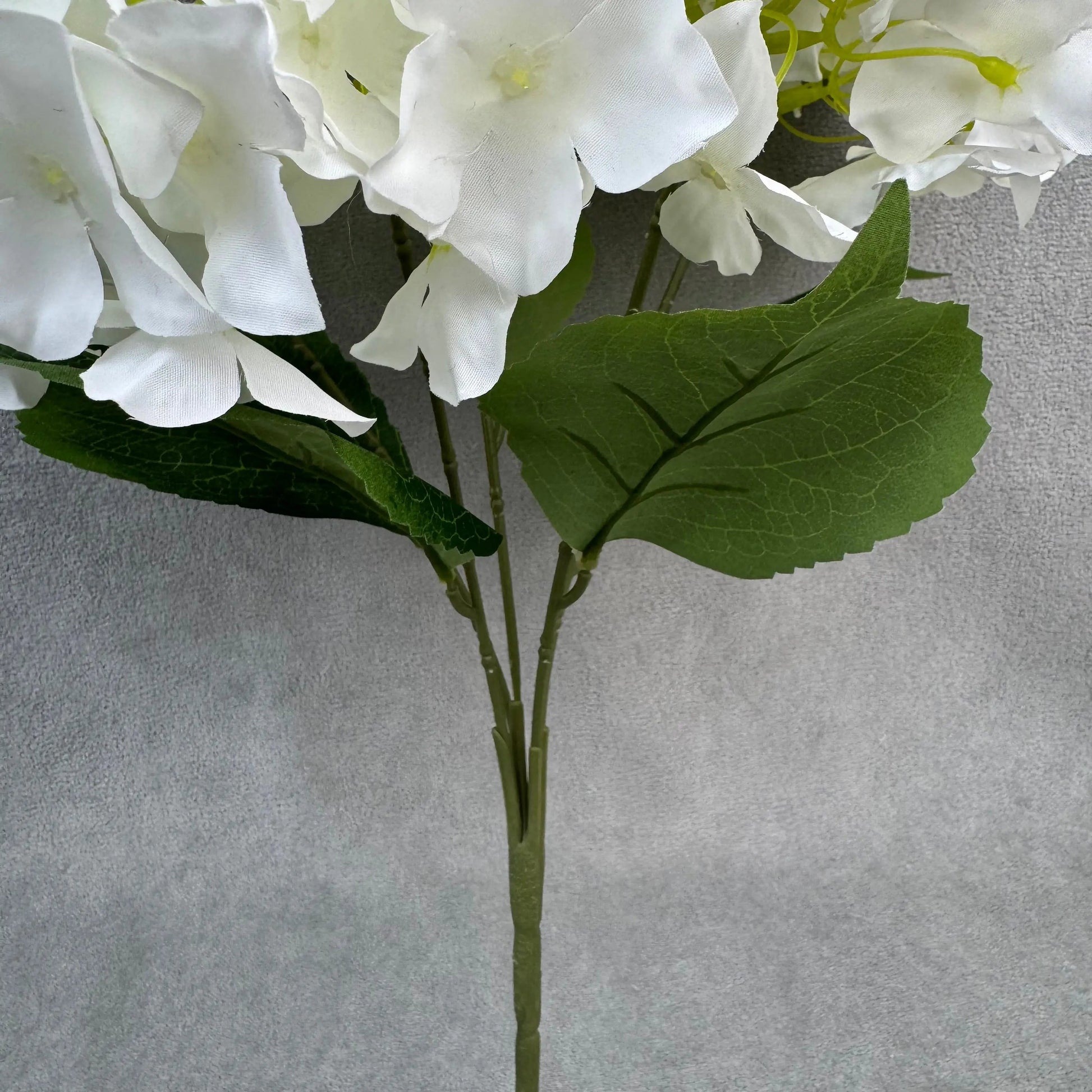 White Silk Peony Spray - 3 Heads RosesHQ.com