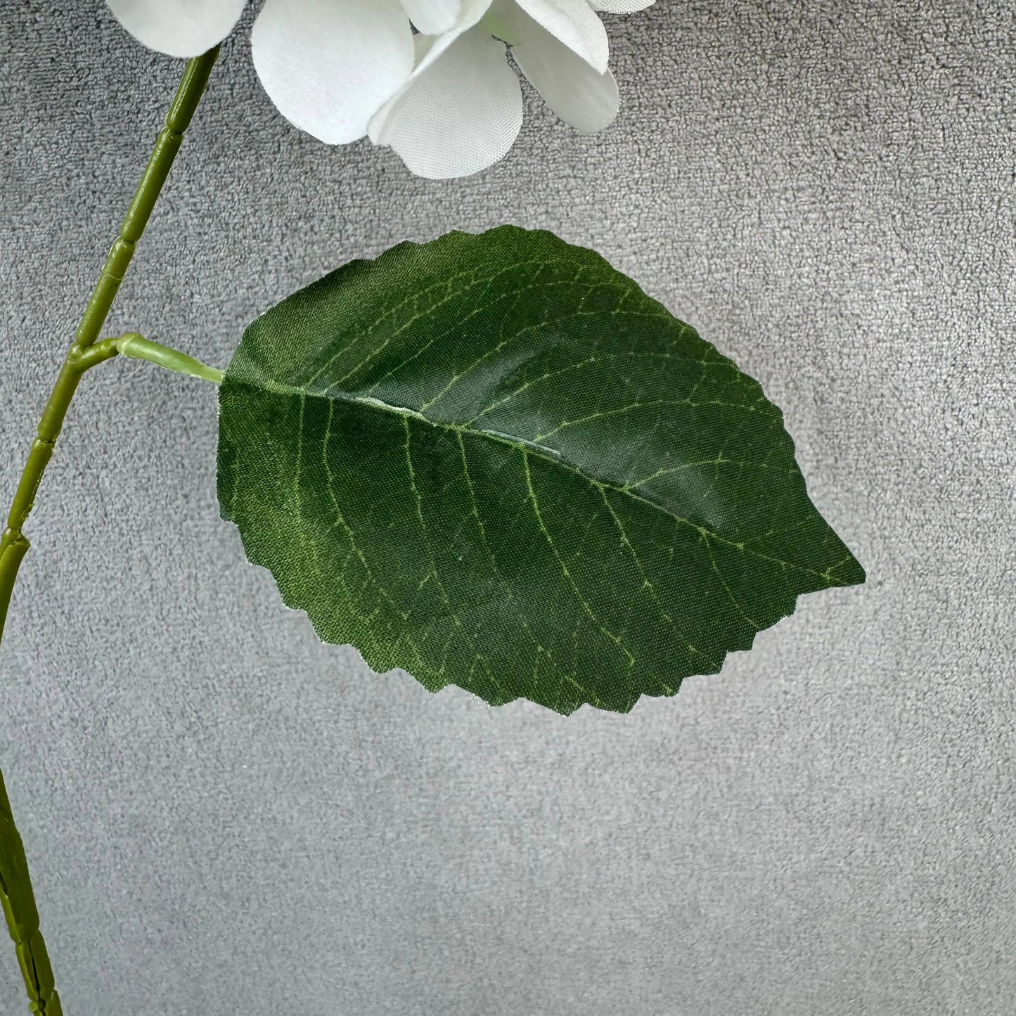 White Silk Pagoda Hydrangea Spray - 3 Heads RosesHQ.com