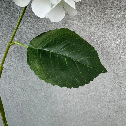 White Silk Pagoda Hydrangea Spray - 3 Heads RosesHQ.com