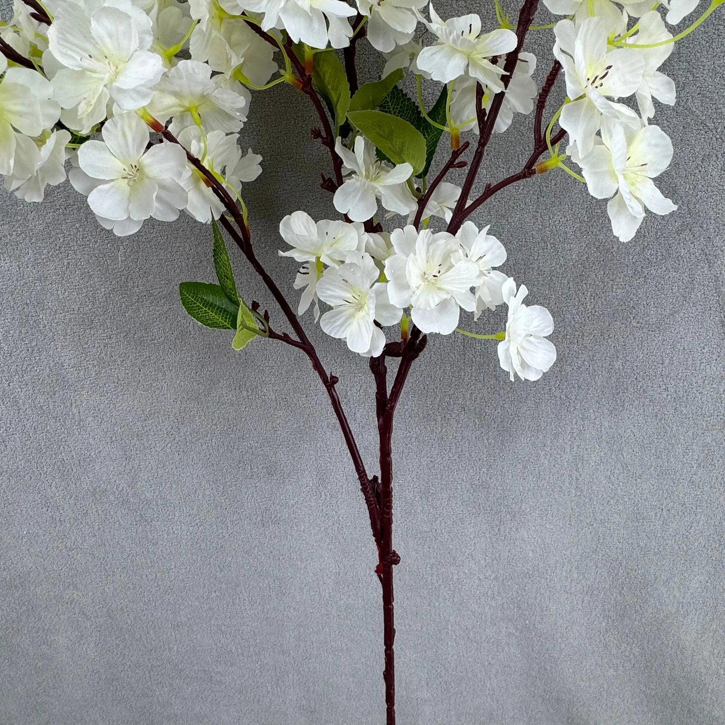 Ivory Silk New Pastoral Large Cherry Blossom Branch RosesHQ.com
