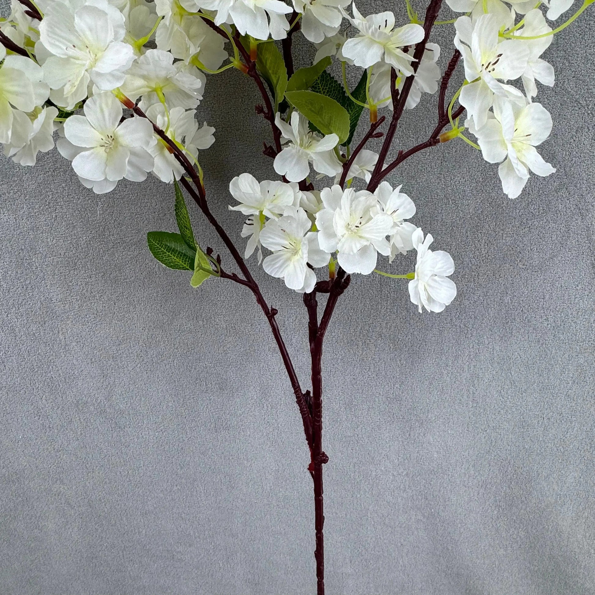 Ivory Silk New Pastoral Large Cherry Blossom Branch RosesHQ.com