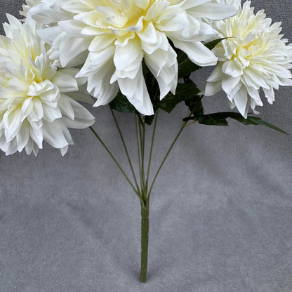 Ivory Silk Dahlia Bush - 7 Heads RosesHQ.com