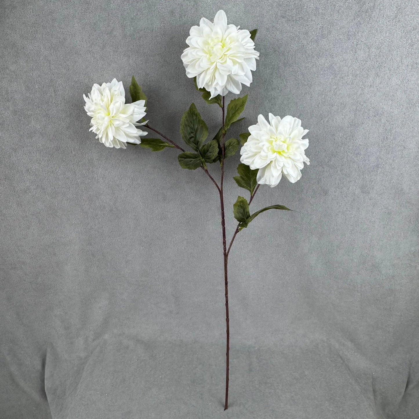 Ivory Silk Dahlia Spray - 3 Heads RosesHQ.com
