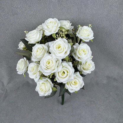 Ivory Silk Happiness Rose Bush - 24 Heads RosesHQ.com