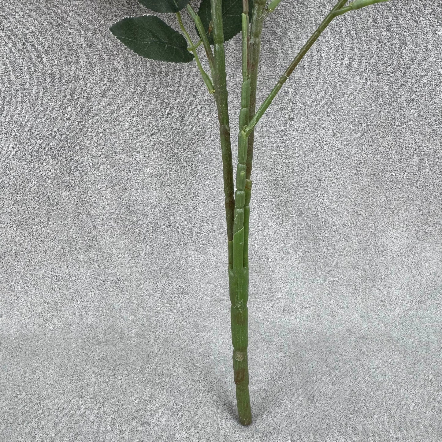 Ivory Silk Classic Rose Branch - 8 Heads RosesHQ.com