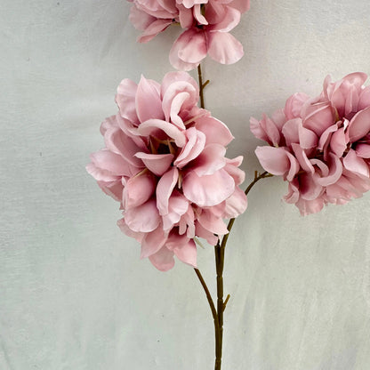 Pink Silk Golden Bell Narcissus Spray - 3 Heads RosesHQ.com