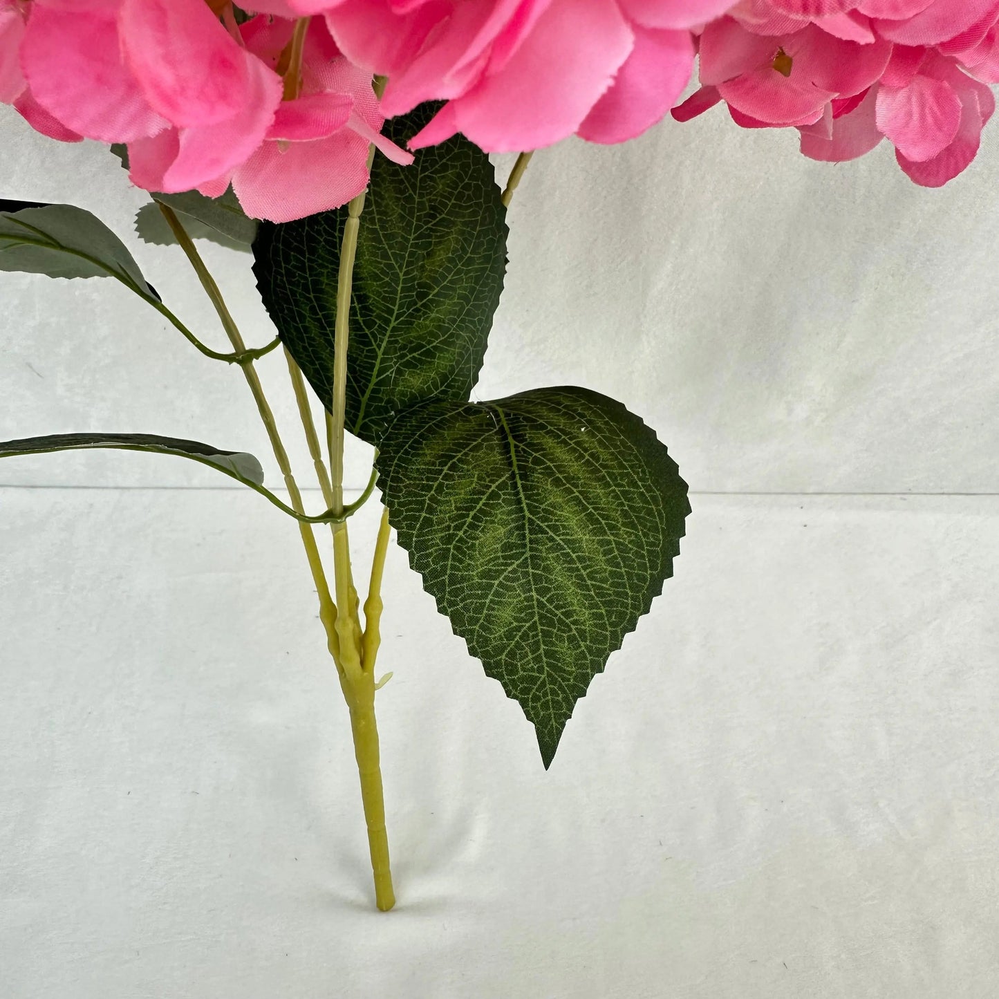 Dark Pink Silk French Hydrangea Bush - 5 Heads RosesHQ.com
