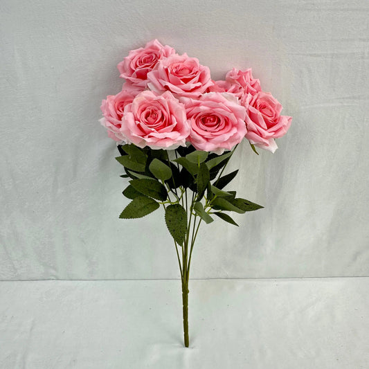 Pink Silk Diamond Rose Bush - 9 Heads RosesHQ.com